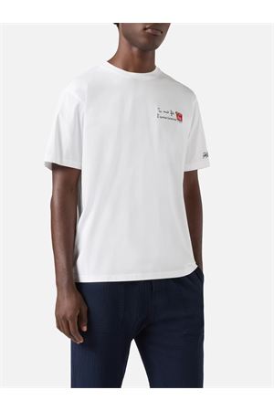 T-Shirt Portofino Man In Cotone Con Stampa Frontale MC2 SAINT BARTH | T-shirt | POT000104410L
